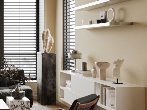 Living room interior scenes 22 Model 3D