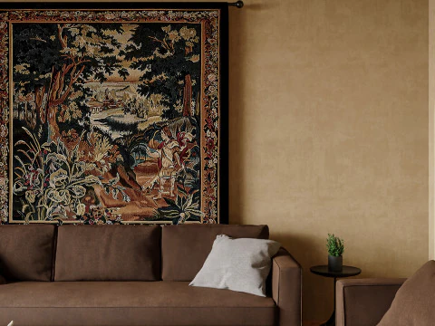 Living room interior scenes 23 3D Model