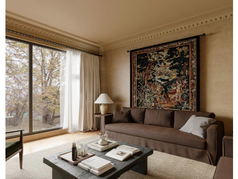 Living room interior scenes 23 3D Model