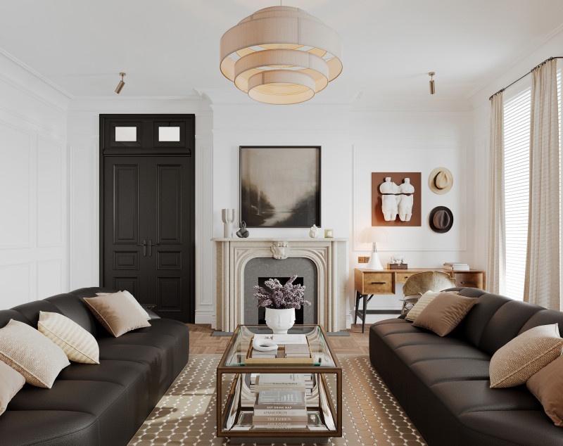 Living room interior scenes 26 3D 模型 .c4d .max .obj .3ds .fbx .stl .blend 