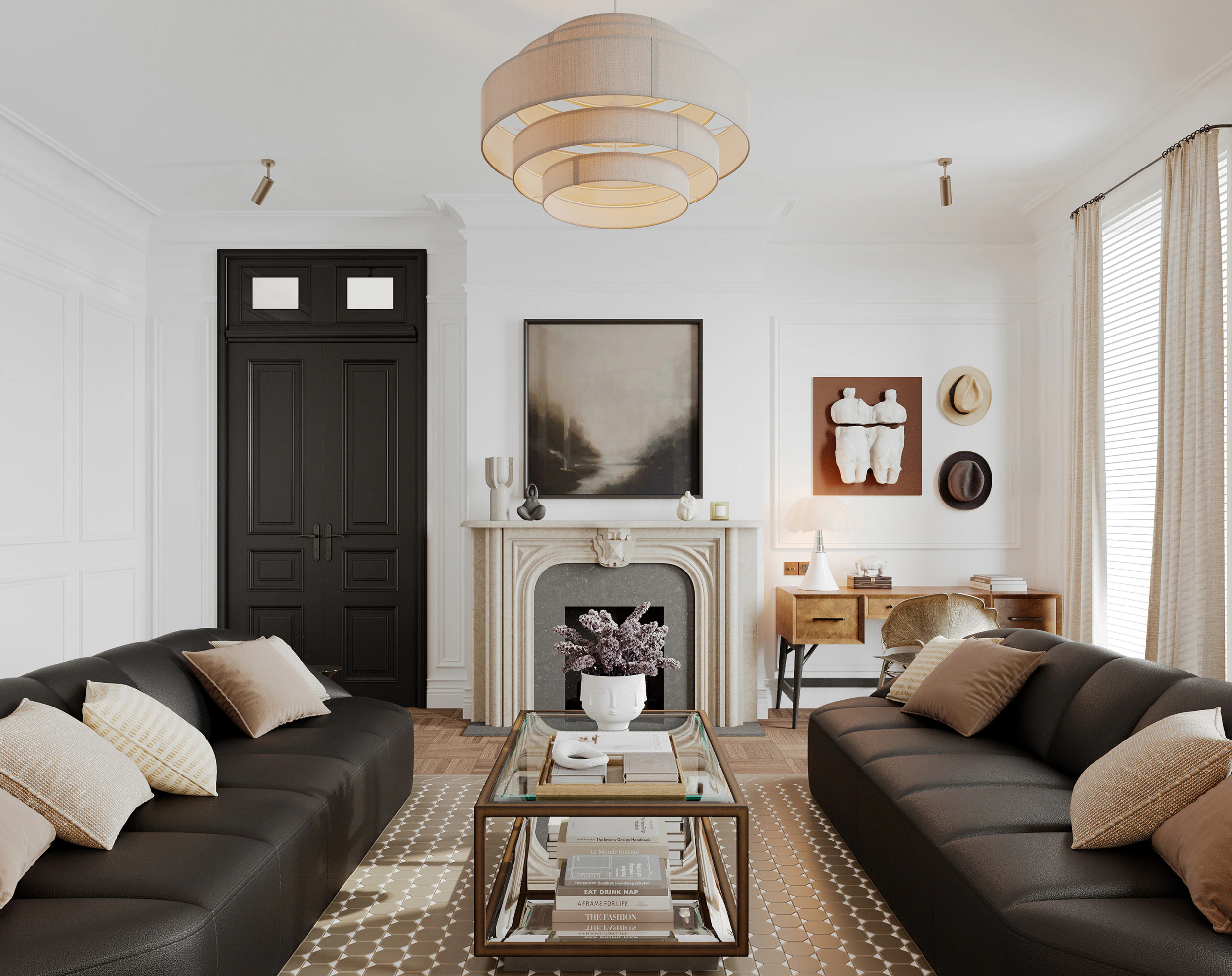 Living room interior scenes 26 3D Model .c4d .max .obj .3ds .fbx .stl .blend