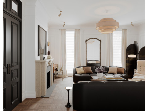 Living room interior scenes 26 3D 模型