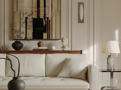 Living room interior scenes 29 3D Model