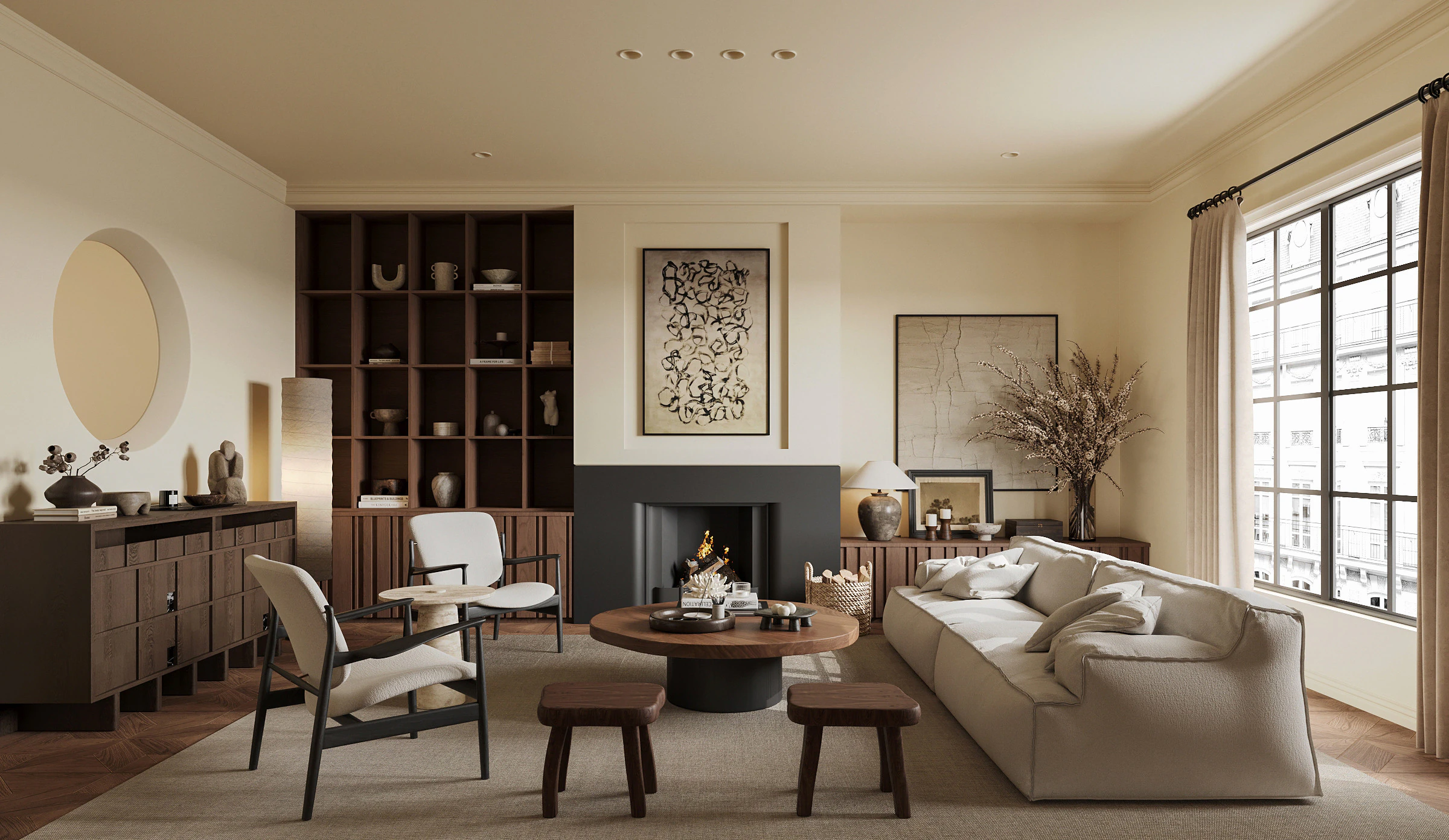 Living room interior scenes 30 3D Model .c4d .max .obj .3ds .fbx .stl .blend