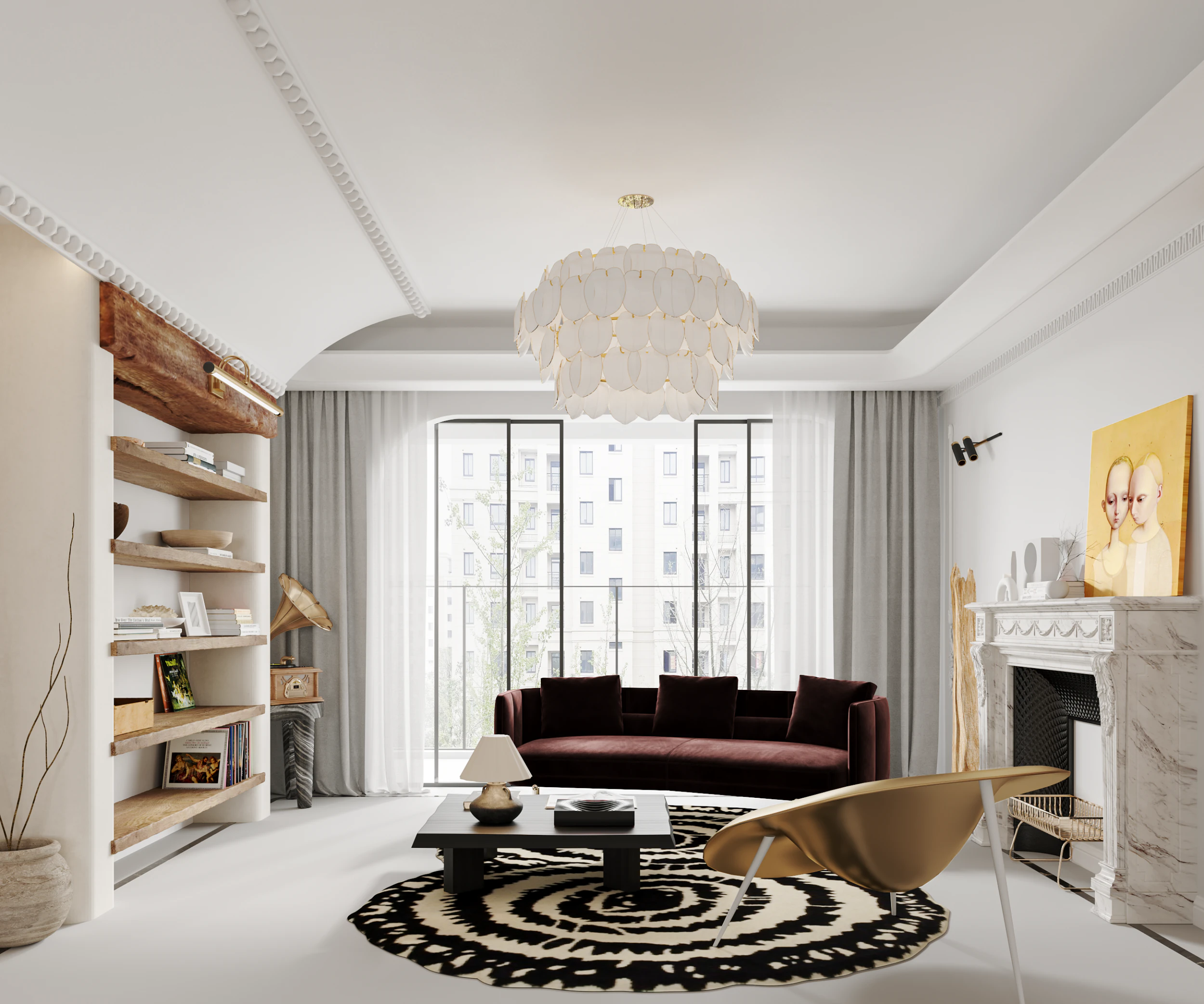 Living room interior scenes 31 3D Model .c4d .max .obj .3ds .fbx .stl .blend
