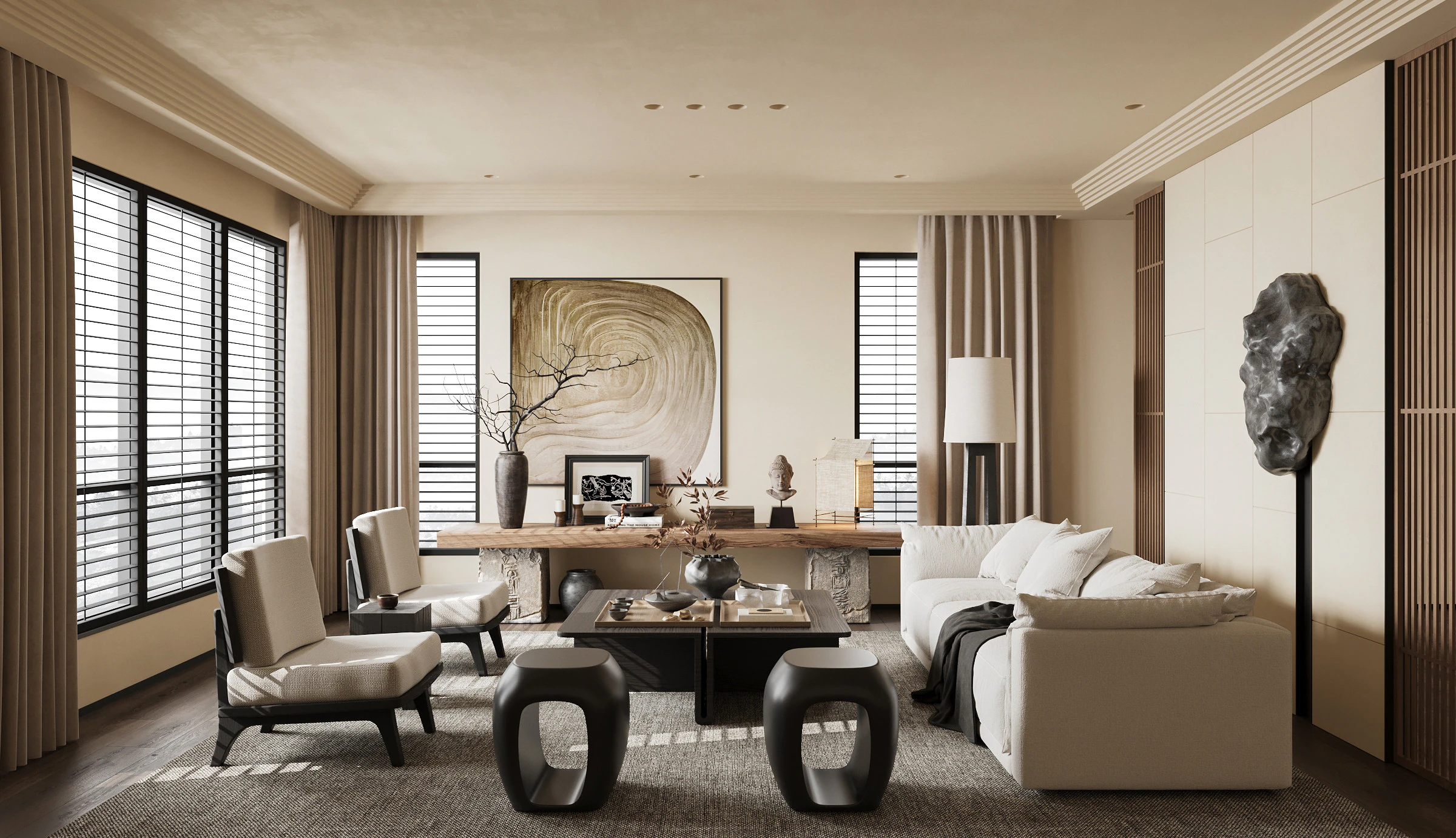 Living room interior scenes 32 3D Model .c4d .max .obj .3ds .fbx .stl .blend