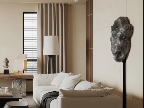 Living room interior scenes 32 3D Model
