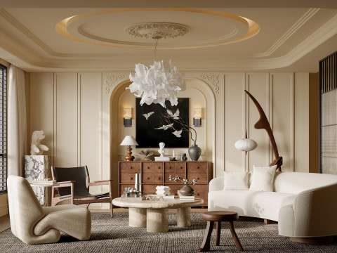 Living room interior scenes 34 Model 3D