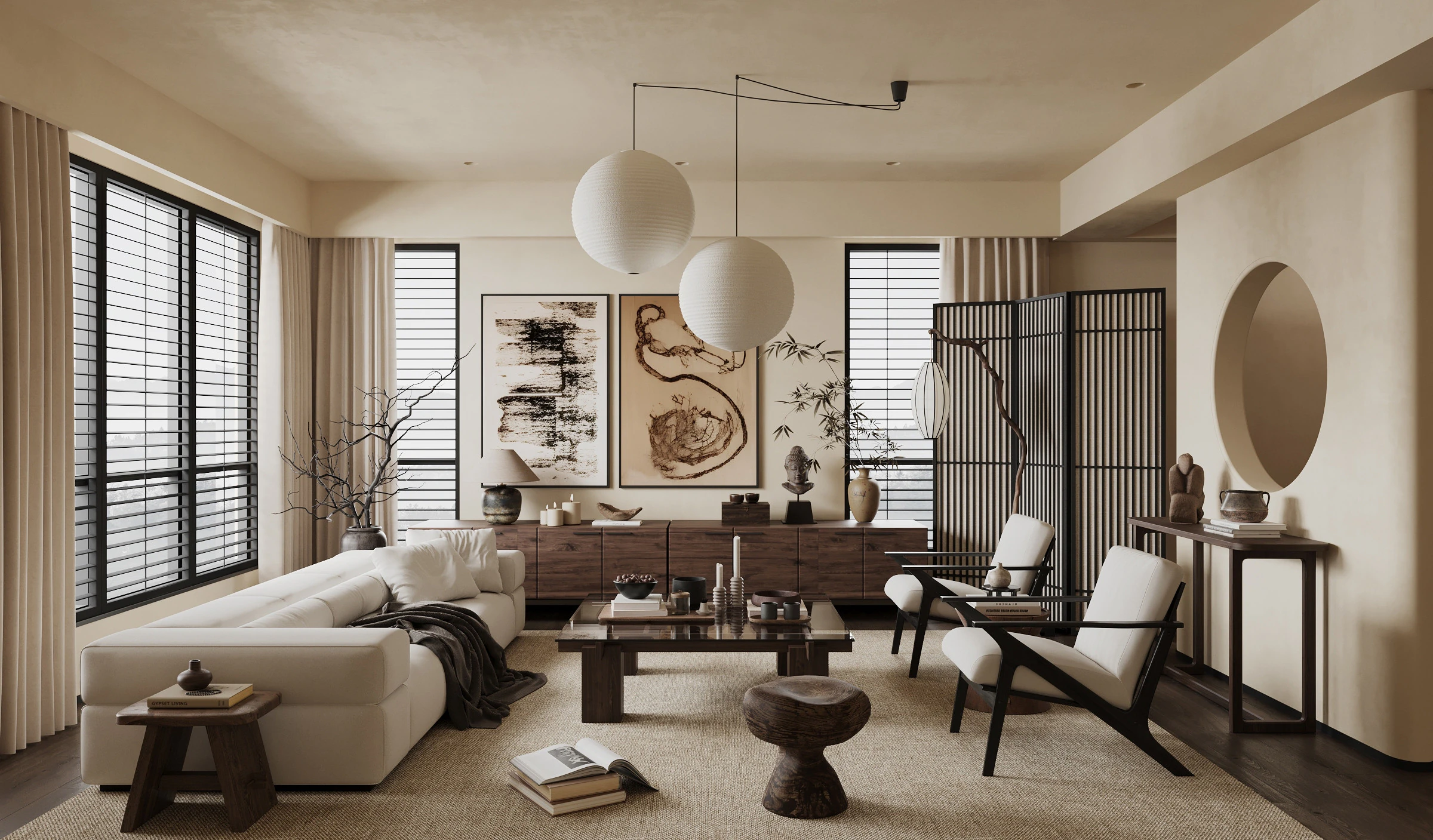 Living room interior scenes 36 3D Model .c4d .max .obj .3ds .fbx .stl .blend 