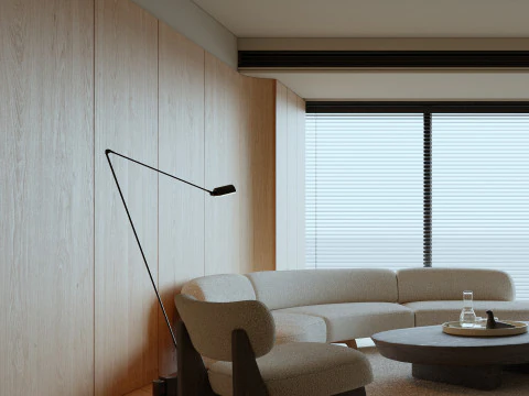 Living room interior scenes 37 3D Model