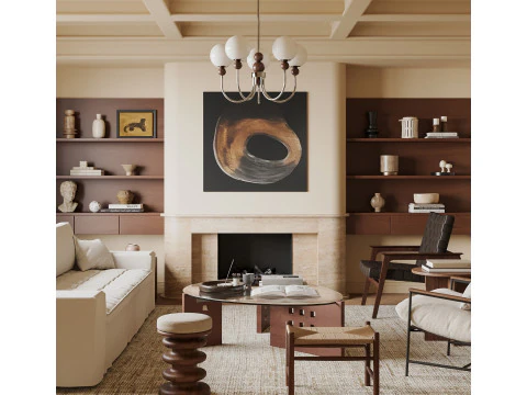 Living room interior scenes 38 3D Model