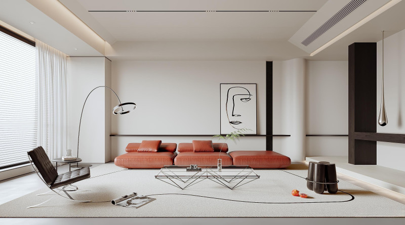 Living room interior scenes 40 3D Модель .c4d .max .obj .3ds .fbx .stl .blend 