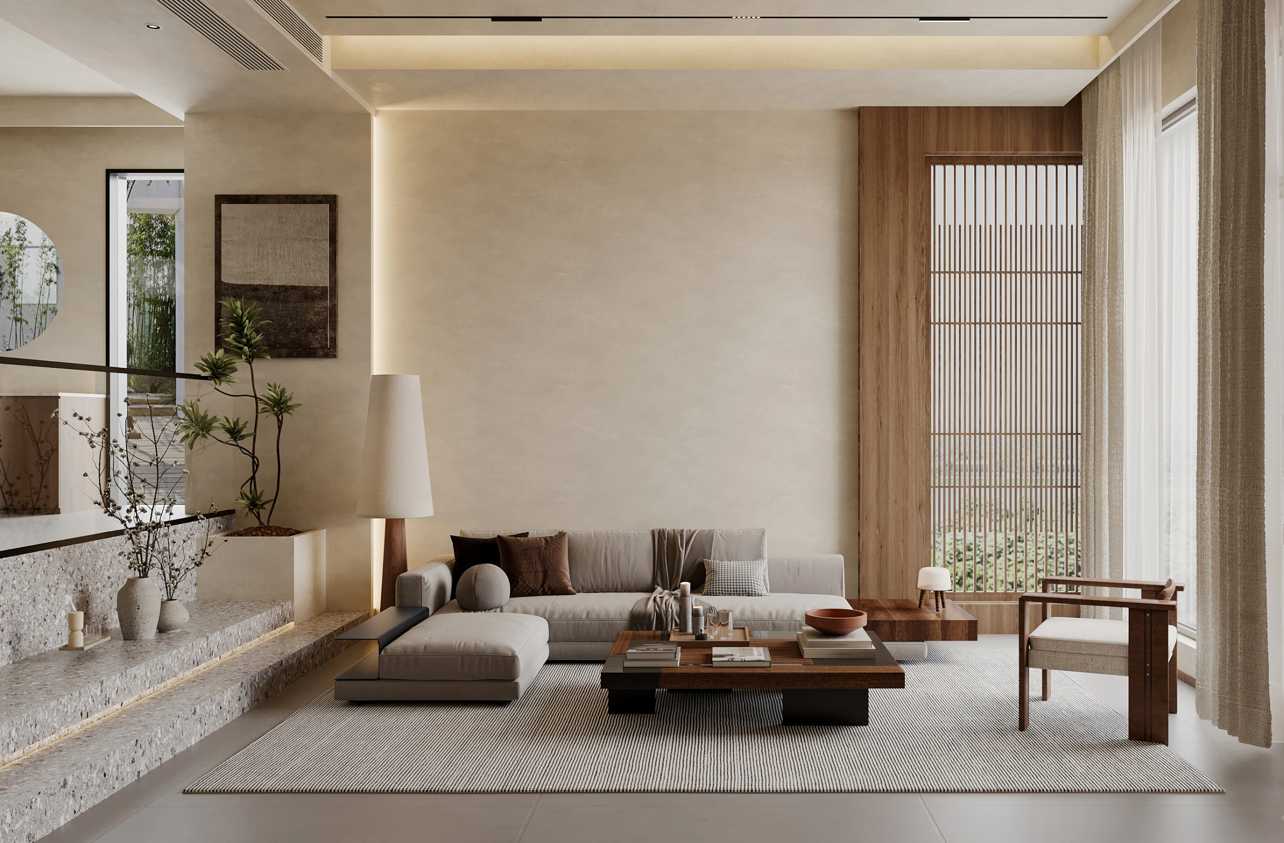 Living room interior scenes 43 3D Model .c4d .max .obj .3ds .fbx .stl .blend