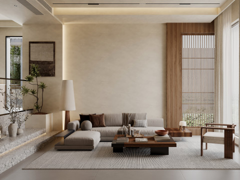 Living room interior scenes 43 Model 3D