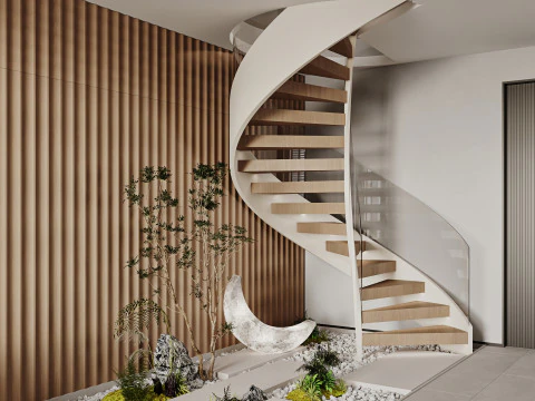 リビングルームのインテリアシーン44 3Dモデル