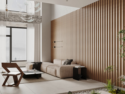Living room interior scenes 44 Model 3D