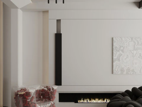 Living room interior scenes 45 3D Model