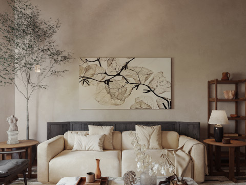 Living room interior scenes 47 Model 3D