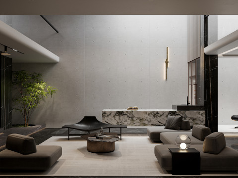 Living room interior scenes 48 Modelo 3D