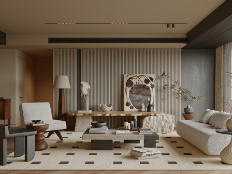 Living room interior scenes 50 Model 3D