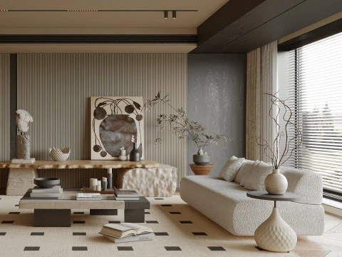 Living room interior scenes 50 3D Model