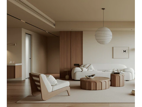 Living room interior scenes 52 3D Model
