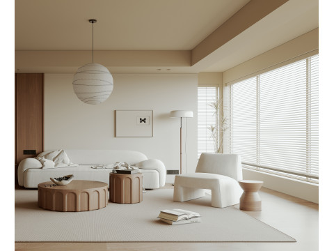 Living room interior scenes 52 3D Model