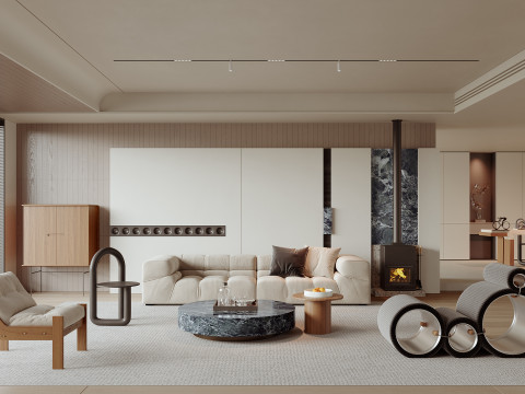 Living room interior scenes 53 Model 3D