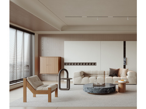 Living room interior scenes 53 Model 3D