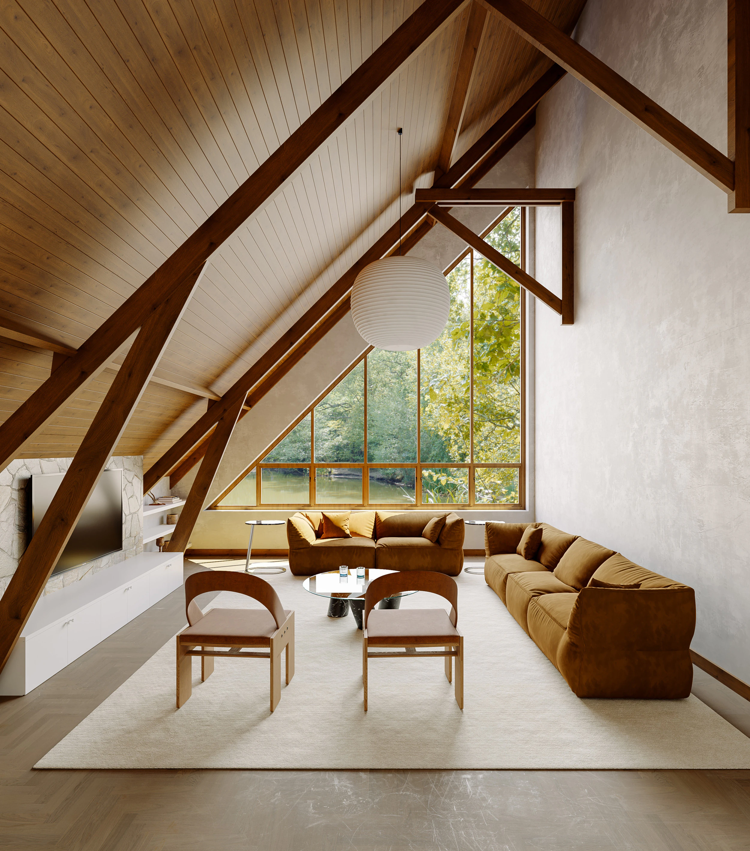 Living room interior scenes 19 3D Model .c4d .max .obj .3ds .fbx .stl .blend