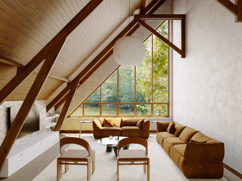 Living room interior scenes 19 3D Модель