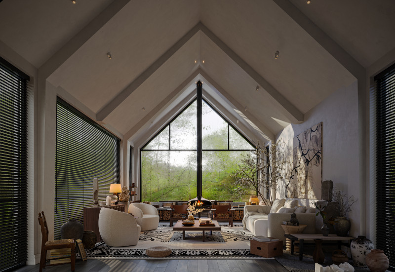 Living room interior scenes 25 Modelo 3D .c4d .max .obj .3ds .fbx .stl .blend