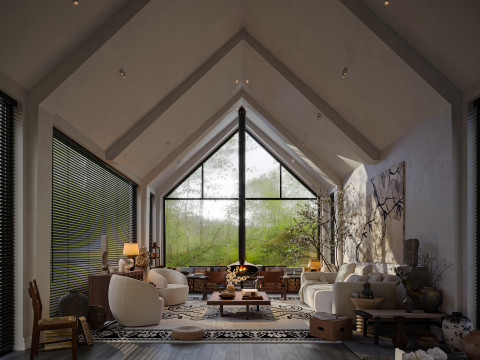 Living room interior scenes 25 3D 模型