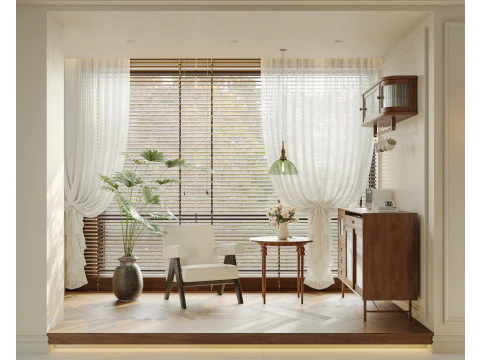 Living room interior scenes 42 3D Model