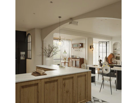 Living room interior scenes 42 3D Model
