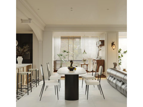 Living room interior scenes 42 3D Model