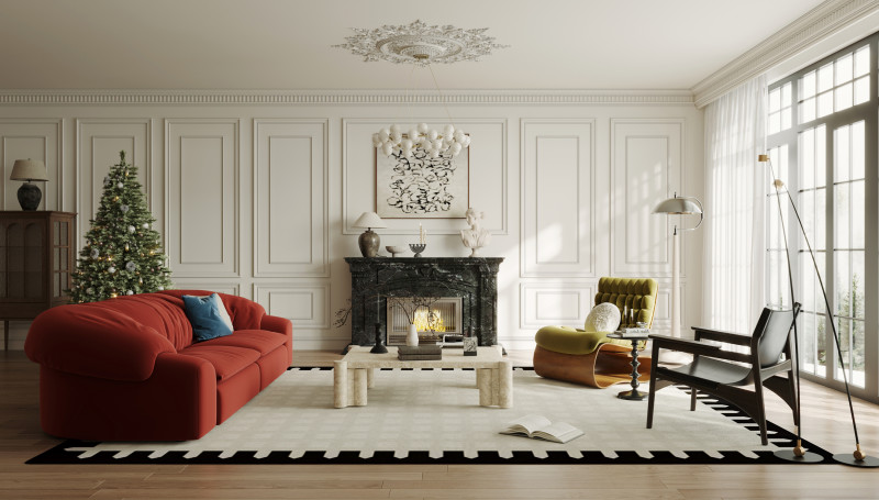 Luxurious living room interior scene1 3D-Modell .c4d .max .obj .3ds .fbx .stl .blend 