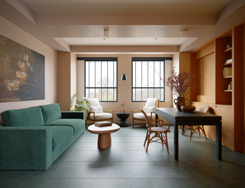 Luxurious living room interior scene3 3D Модель .c4d .max .obj .3ds .fbx .stl .blend 