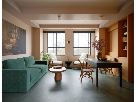 Luxurious living room interior scene3 3D मॉडल