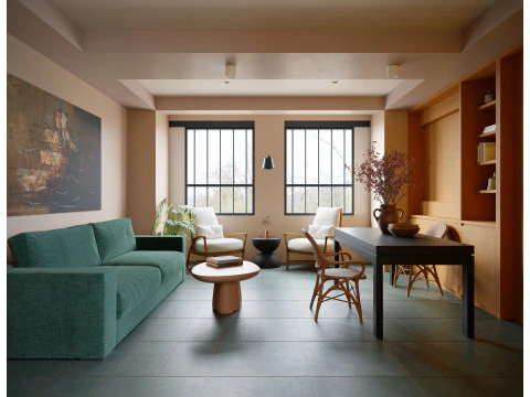 Scena interna del soggiorno lussuoso3 Modello 3D