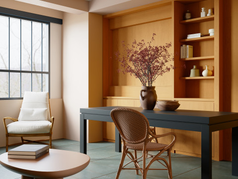 Luxurious living room interior scene3 3D Модель