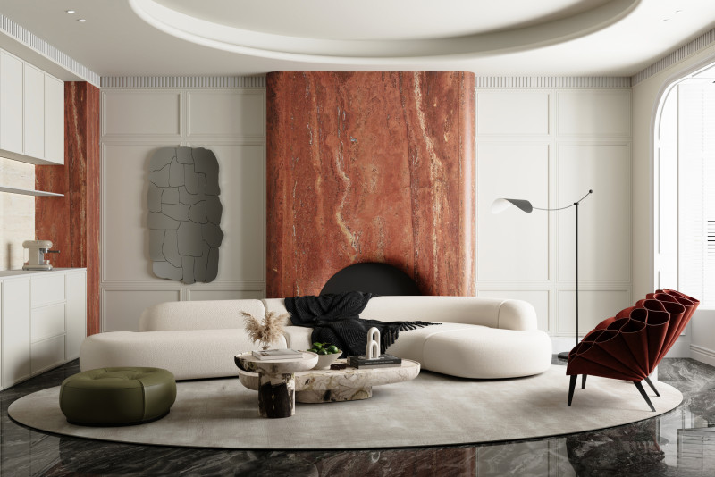 Luxurious living room interior scene4 3D Model .c4d .max .obj .3ds .fbx .stl .blend 