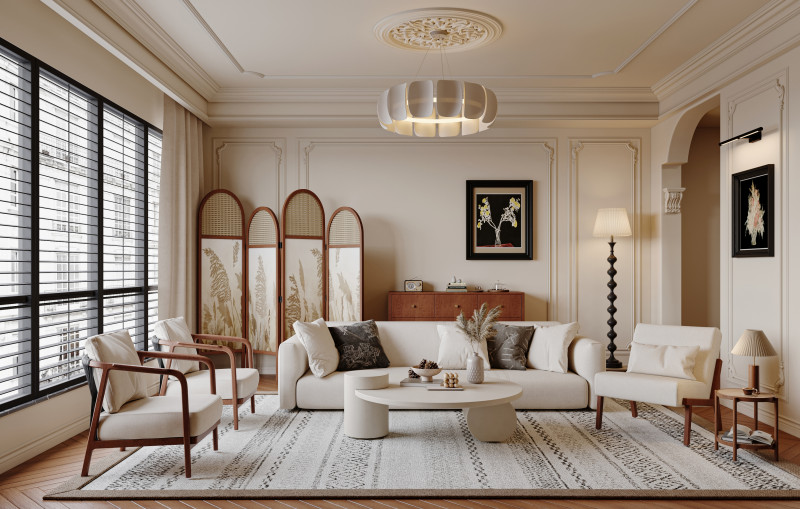 Luxurious living room interior scene9 3D Model .c4d .max .obj .3ds .fbx .stl .blend 