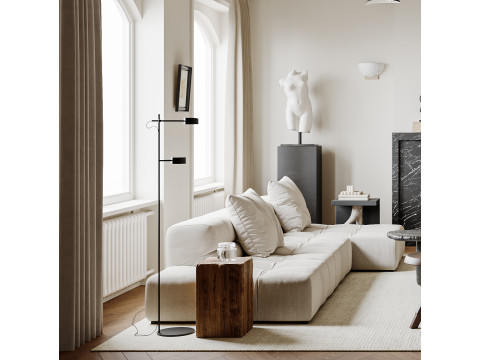 Luxurious living room interior scene18 3D Model