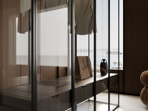 Luxurious living room dining room interior scene22 3D Модель
