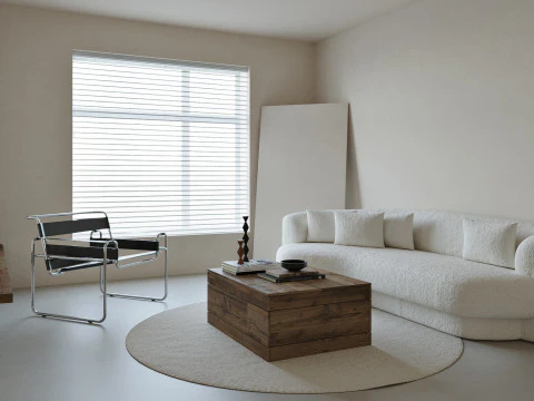 Living room interior scene35 3D Model