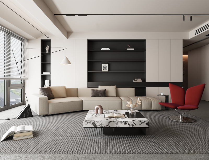 Living room interior scene2 Modelo 3D .c4d .max .obj .3ds .fbx .stl .blend 