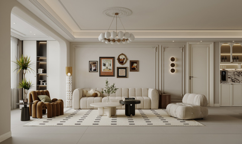 Living room interior scene8 Modelo 3D .c4d .max .obj .3ds .fbx .stl .blend 