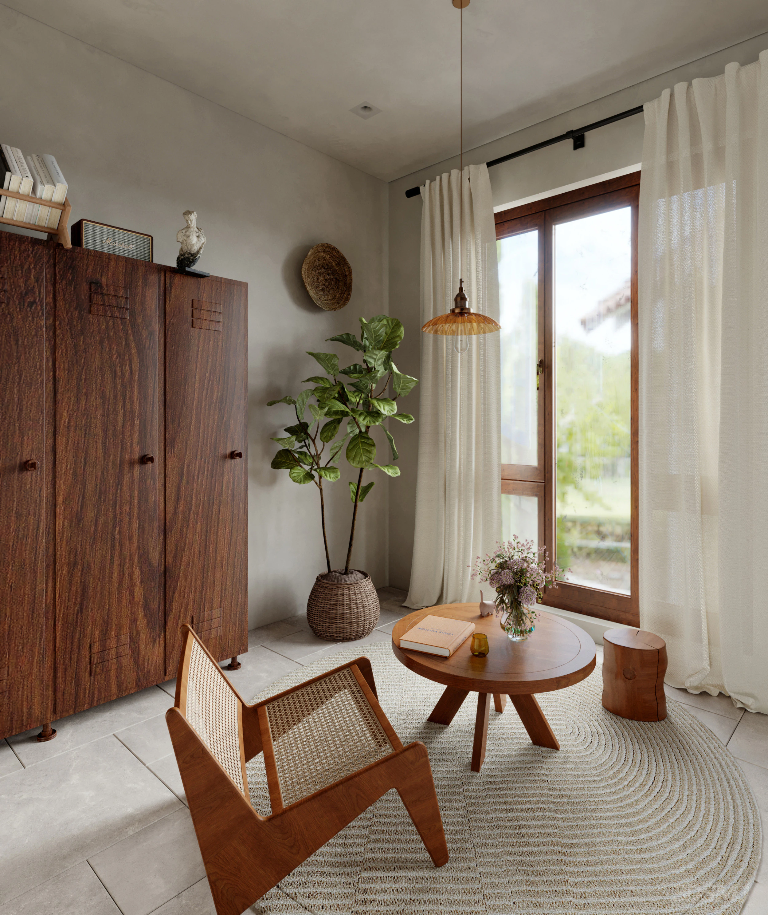 Living room interior scene9 3D Model .c4d .max .obj .3ds .fbx .stl .blend