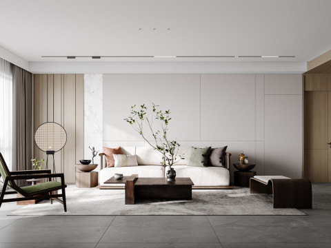 Living room interior scene10 Modelo 3D